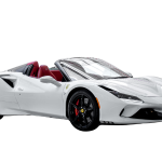 Ferrari F8 Spider – White – Front Car View